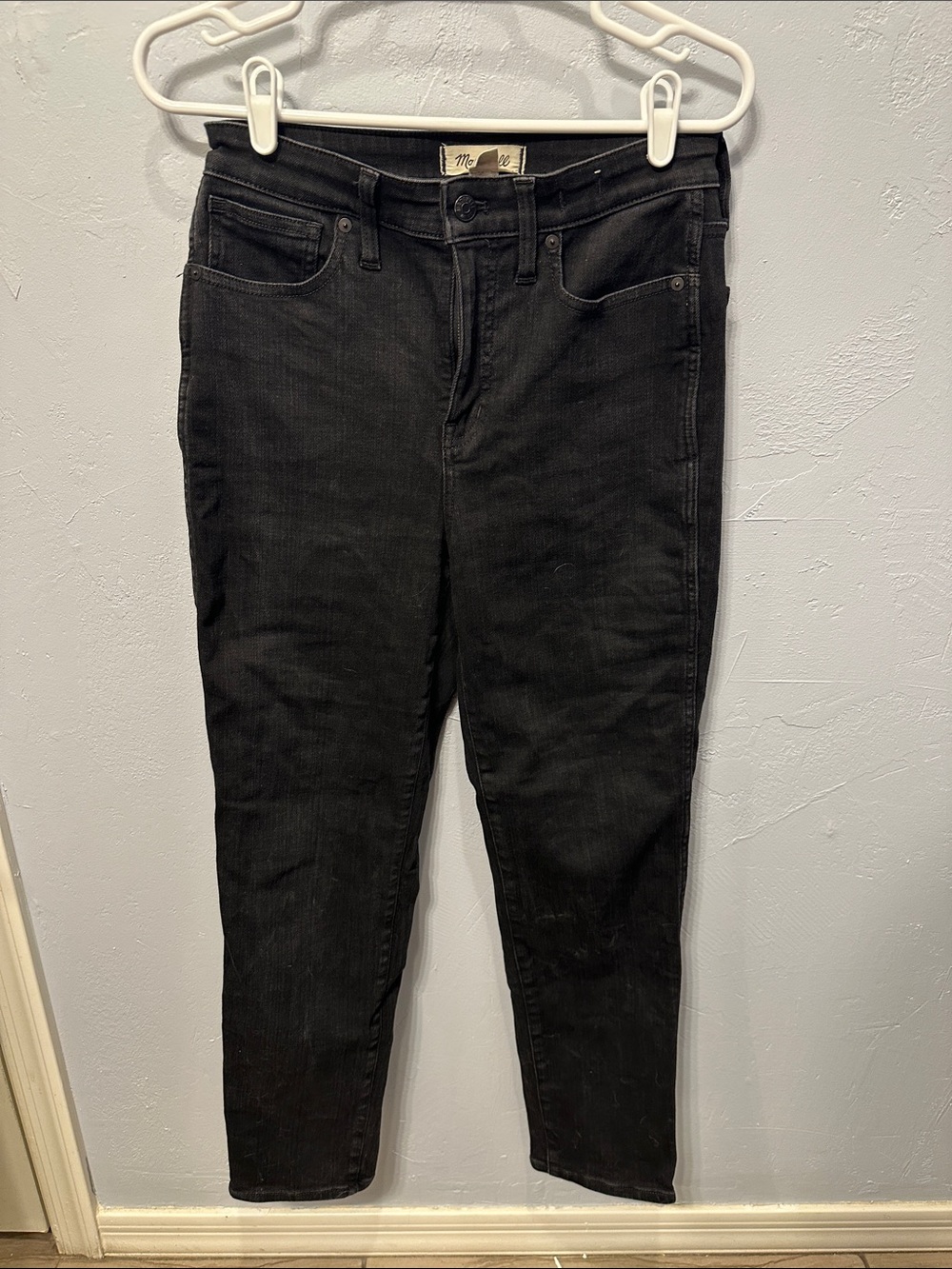 Madewell Black Curvy Stovepipe Jeans
